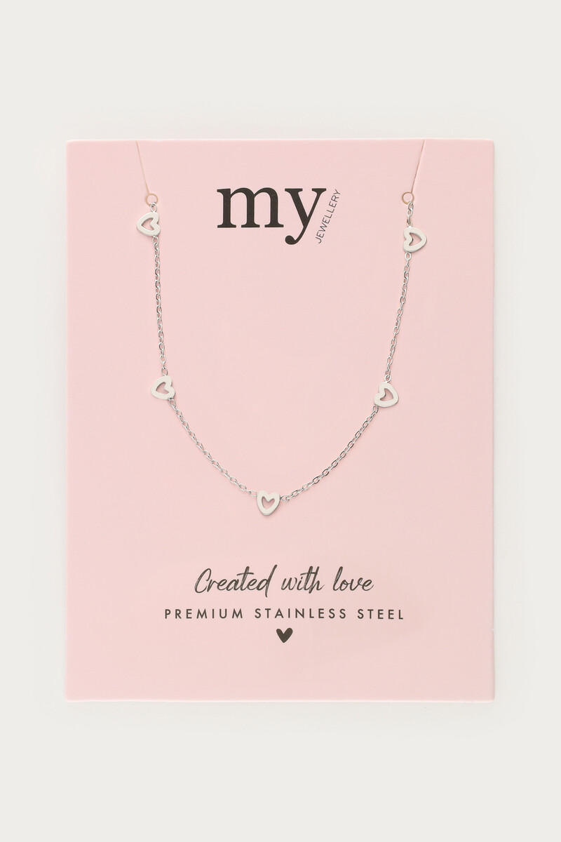 Necklace with small hearts | My Jewellery