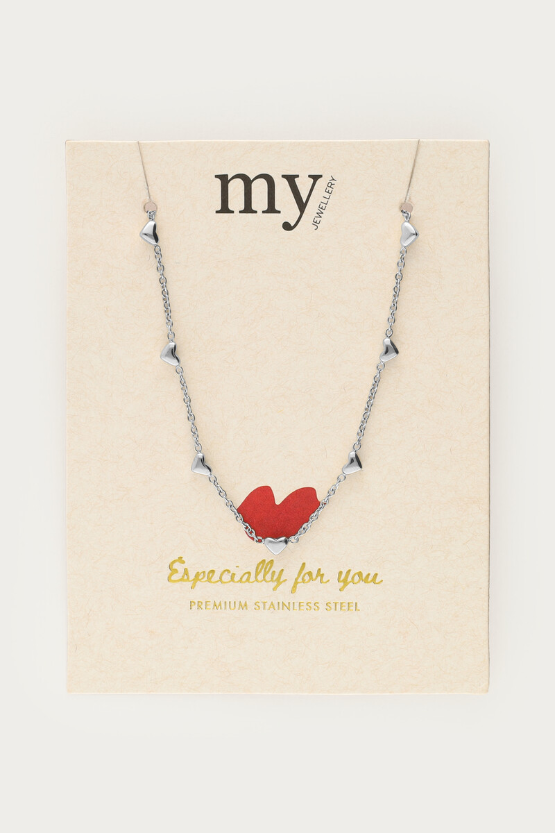 Necklace with small hearts | My Jewellery