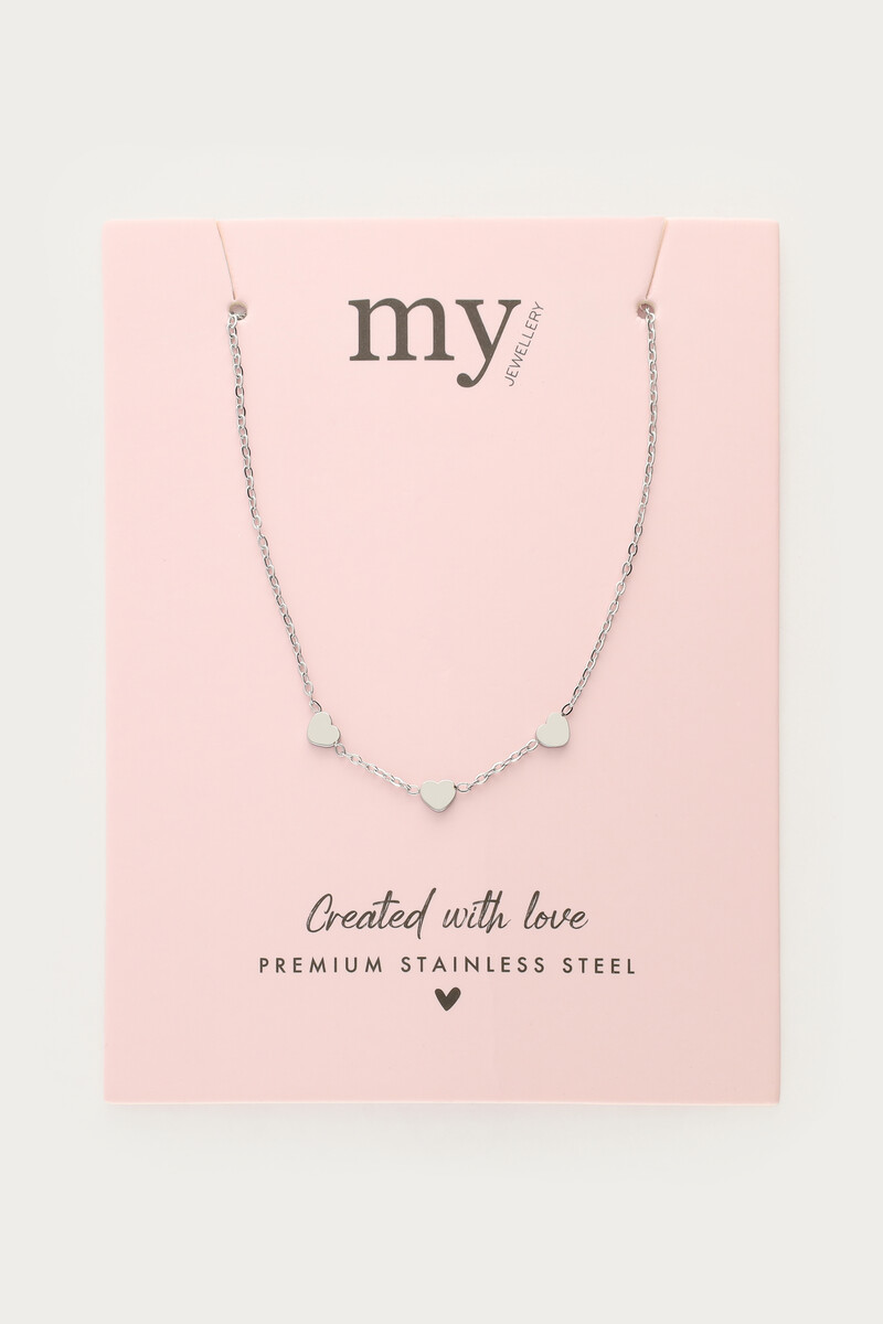 Necklace with three hearts | My Jewellery