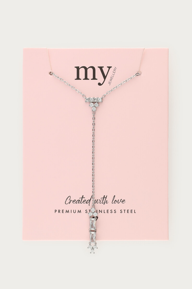 Chain Y-shape with rhinestones | My Jewellery