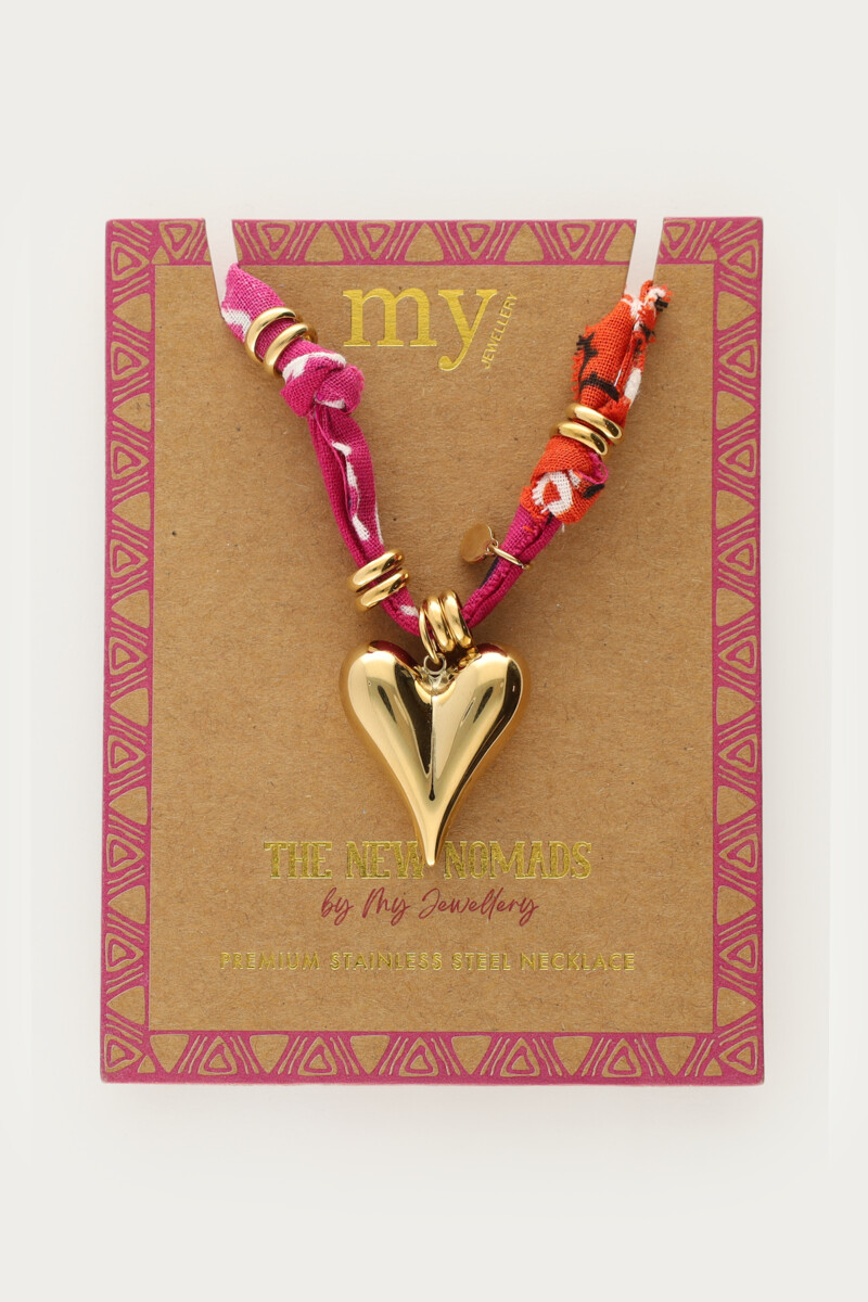 Nomads bandana necklace with heart | My Jewellery