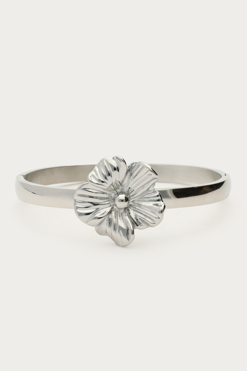 Bracelet jonc Nomads avec fleur