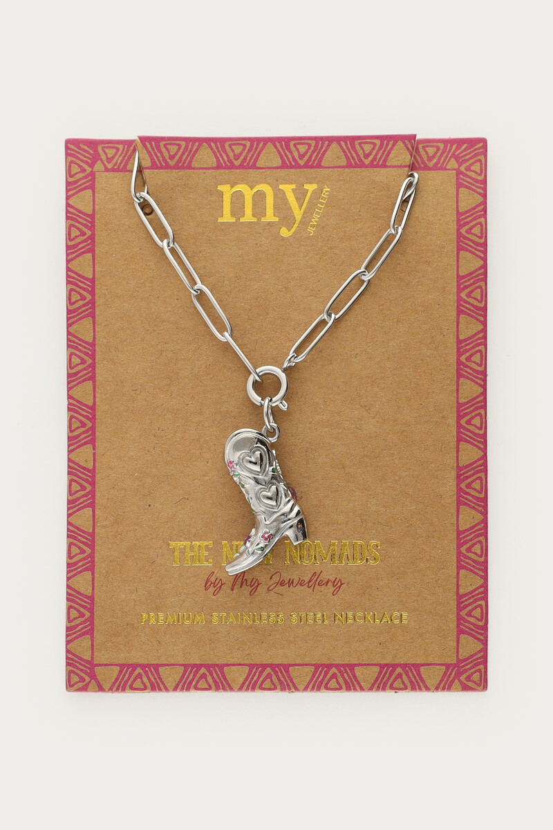Nomads chain necklace with cowboy boot | My Jewellery