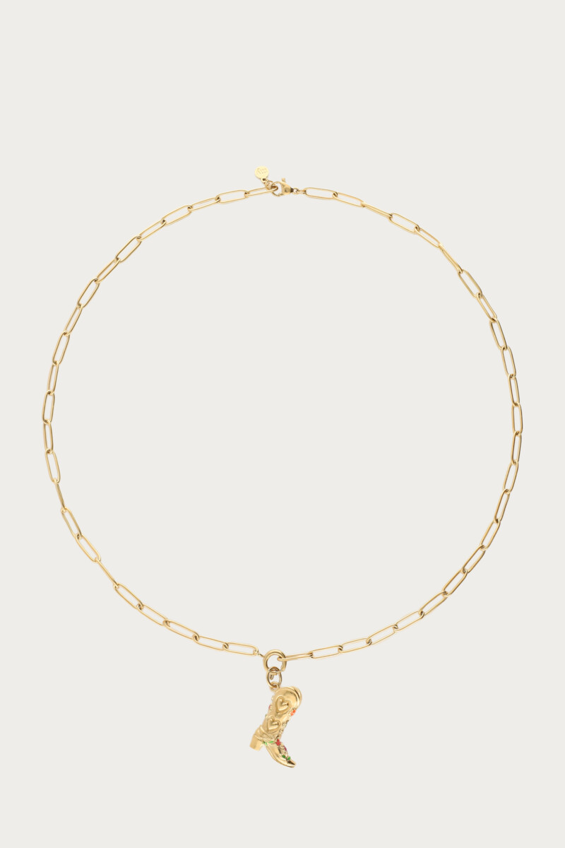 Nomads chain necklace with cowboy boot | My Jewellery
