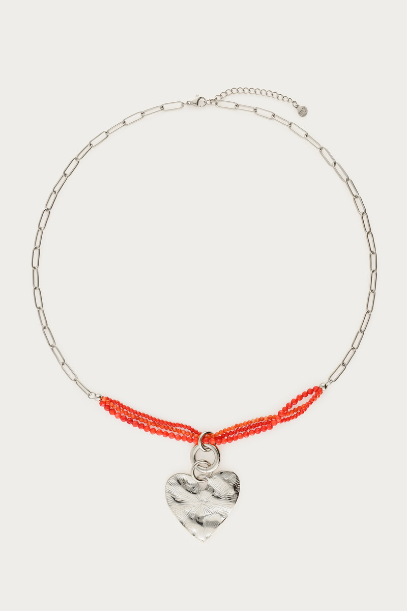 Nomads chain necklace with heart | My Jewellery