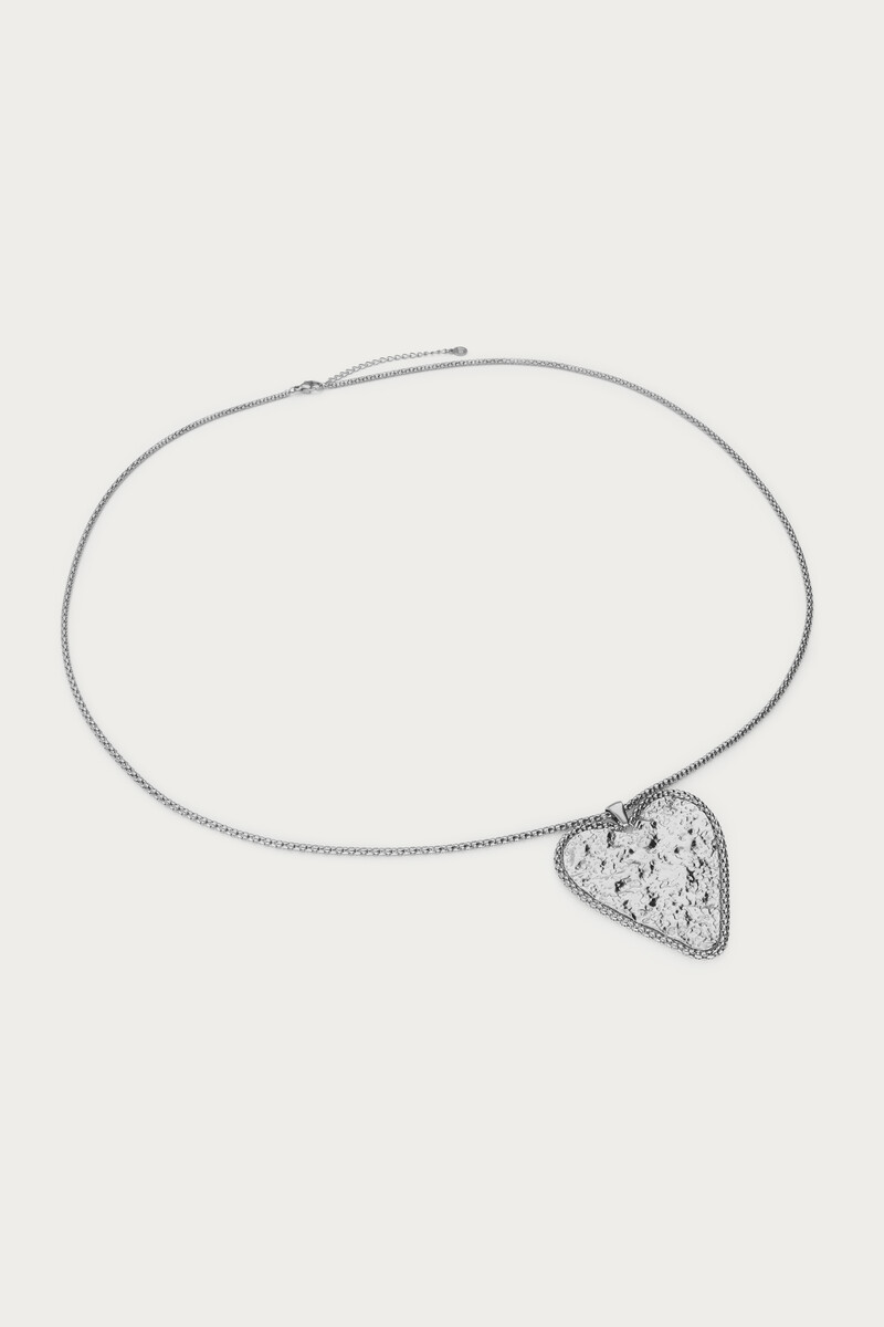 Nomads long necklace with statement heart | My Jewellery