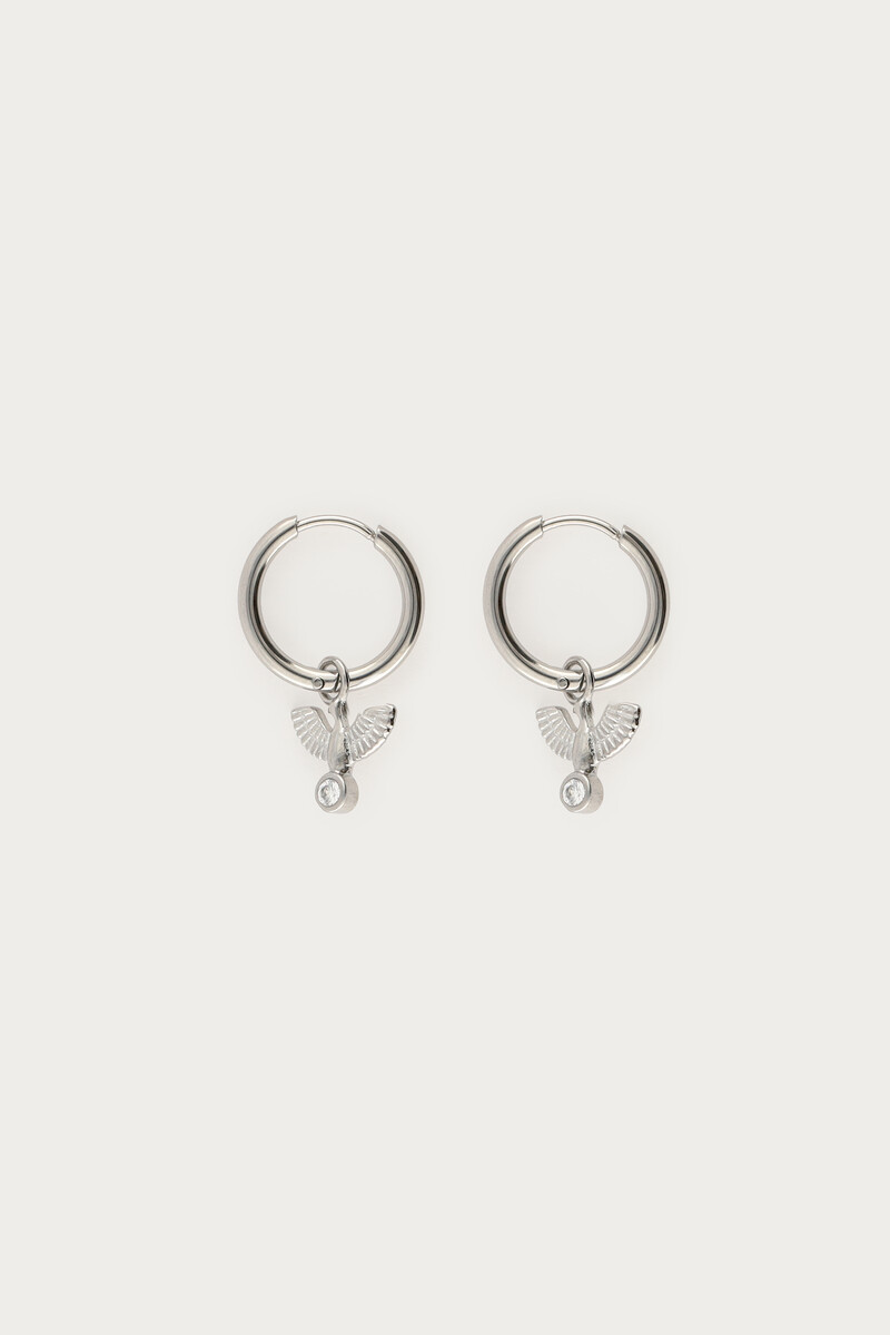Nomads minimalist earrings with eagle | My Jewellery