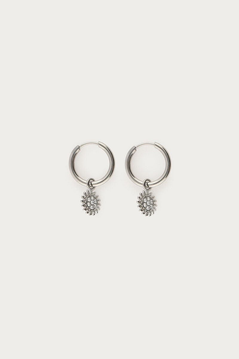 Nomads minimalist earrings with sun | My Jewellery