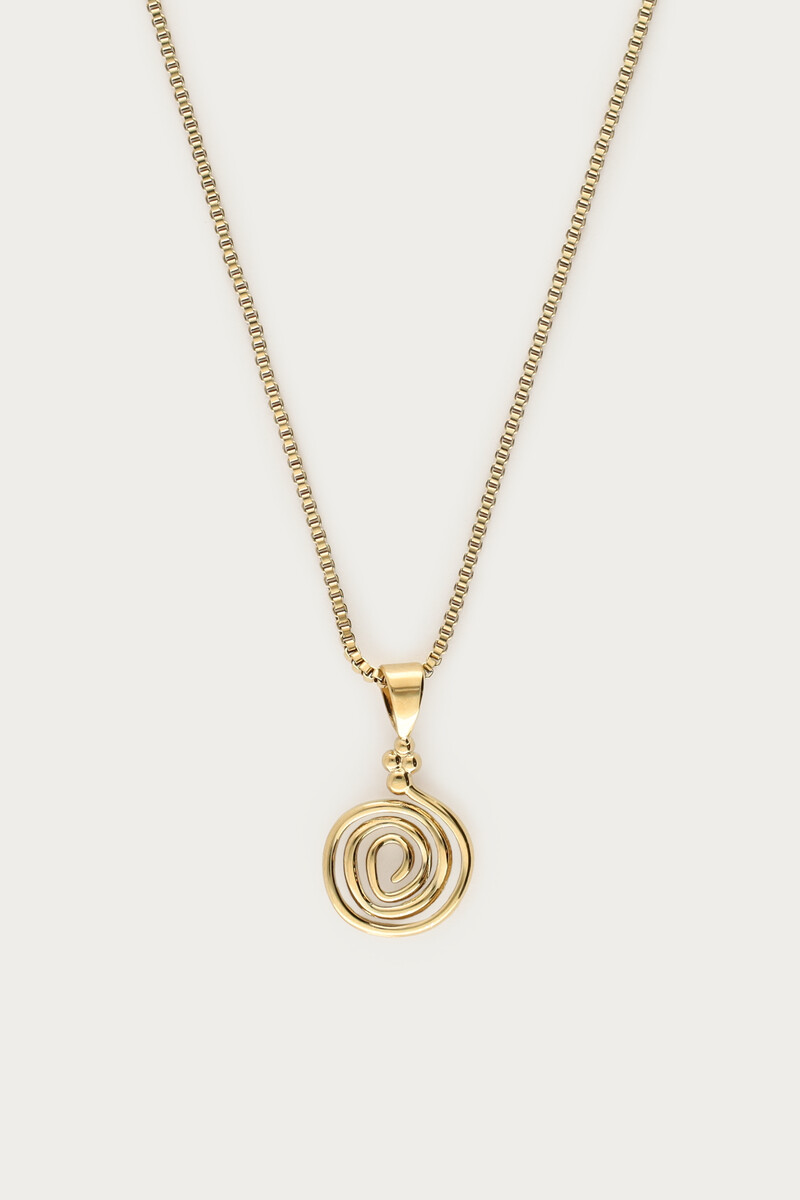Nomads necklace with minimalist swirl | My Jewellery