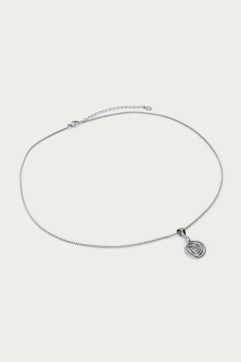 Nomads necklace with minimalist swirl | My Jewellery
