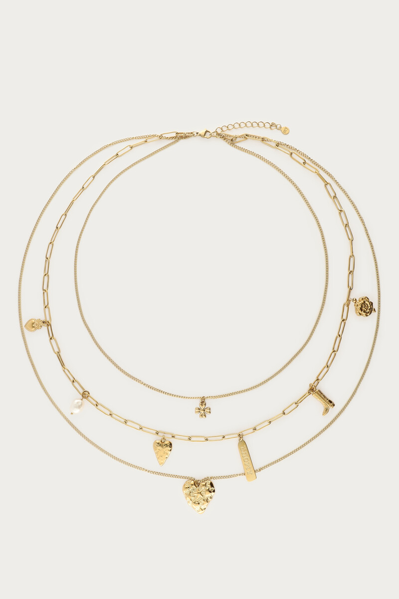 Nomads triple statement necklace