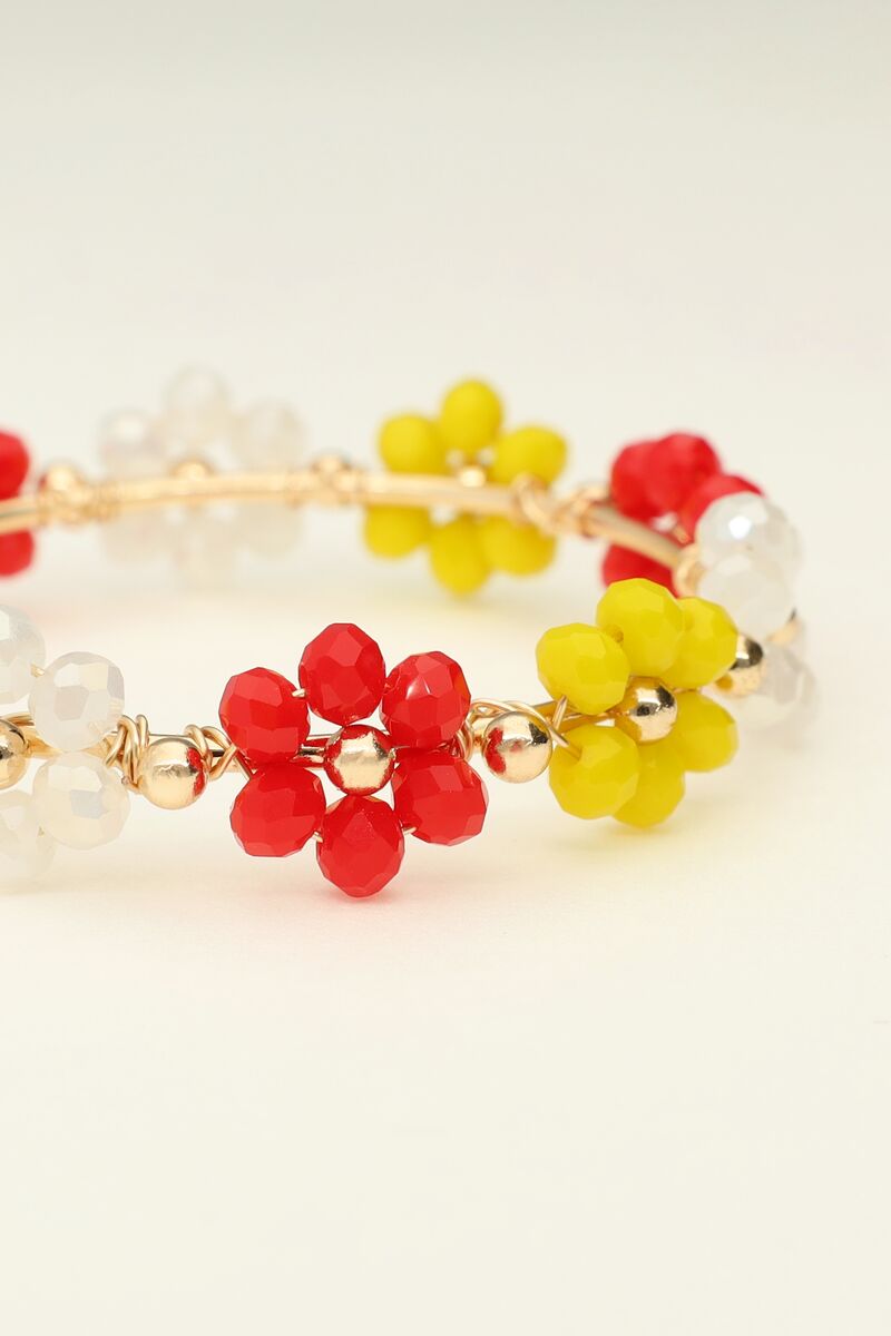 Floral hoop earrings | My Jewellery