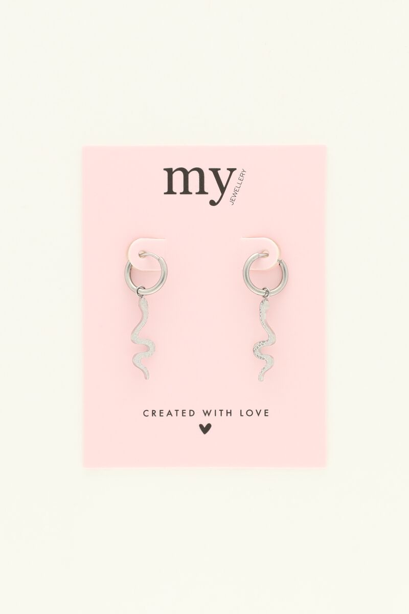 Snake hoop earrings | My Jewellery