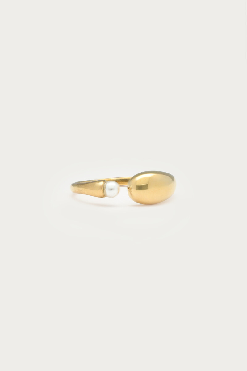 Open ring featuring faux pearl | My Jewellery