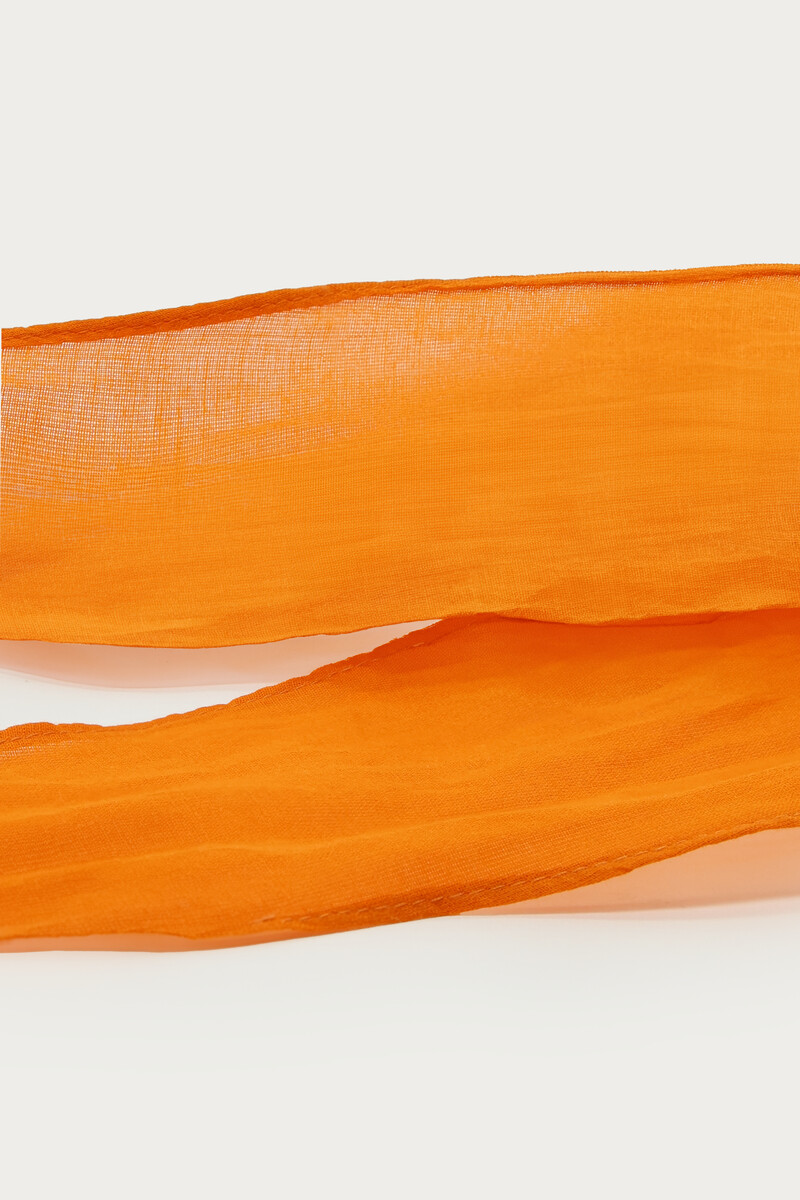 Orange basic small scarf | My Jewellery