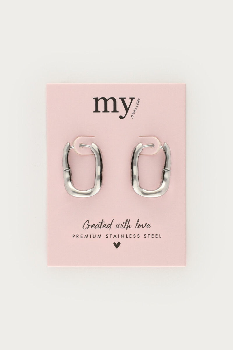 Oval swirl earrings | My Jewellery