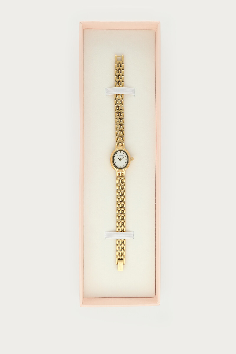 Oval watch with mini chain links | My Jewellery