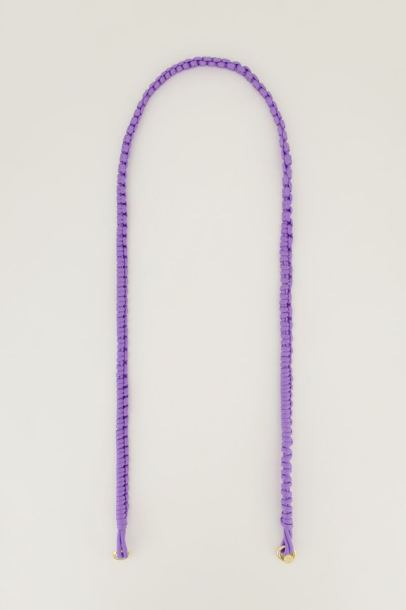 Paars gevlochten telefoonkoord | My Jewellery
