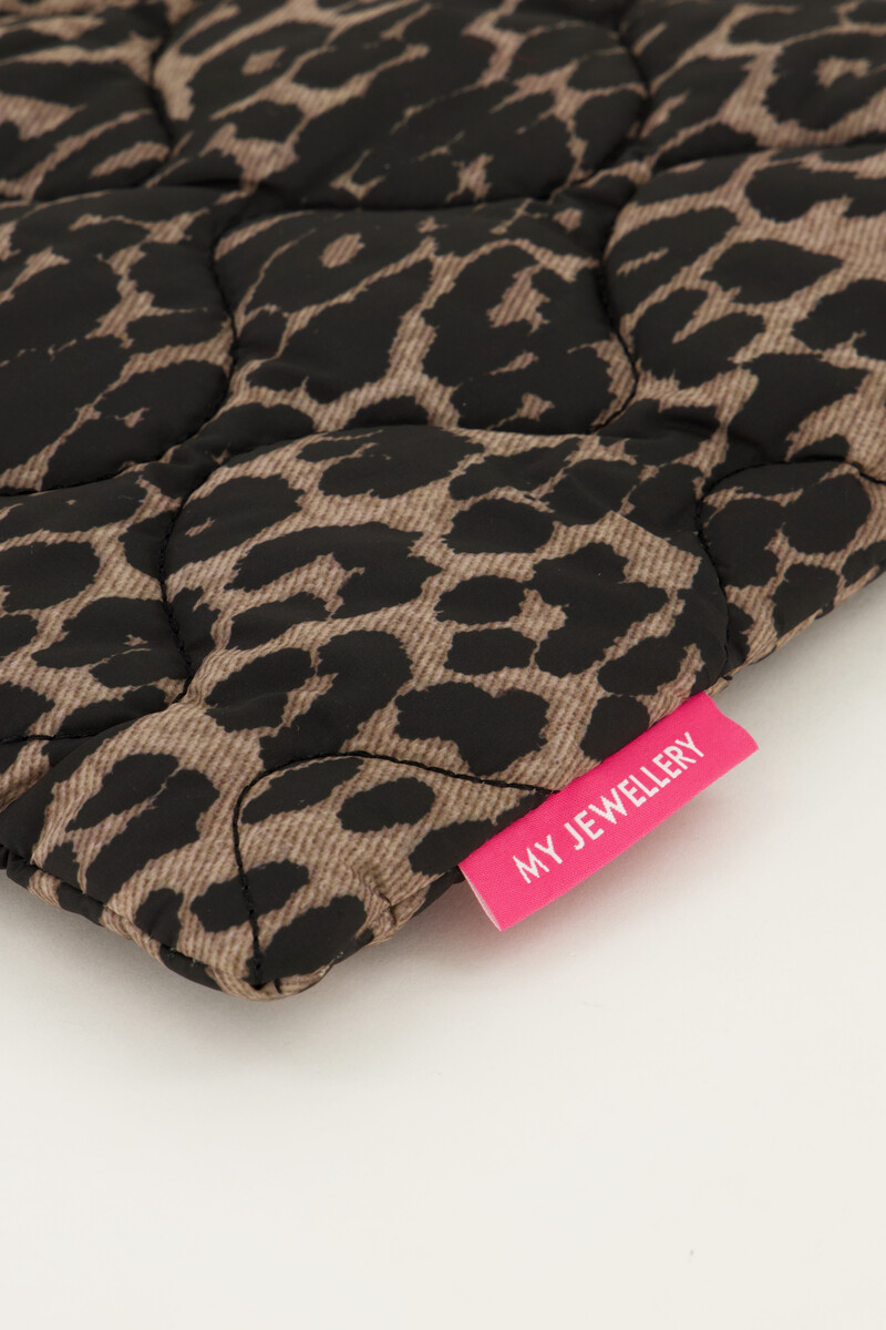 Laptop sleeve in leopard print | My Jewellery