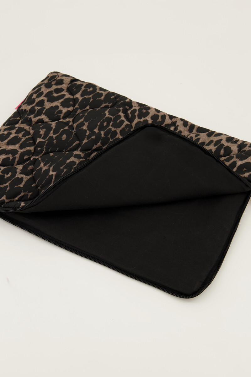 Laptop sleeve in leopard print | My Jewellery