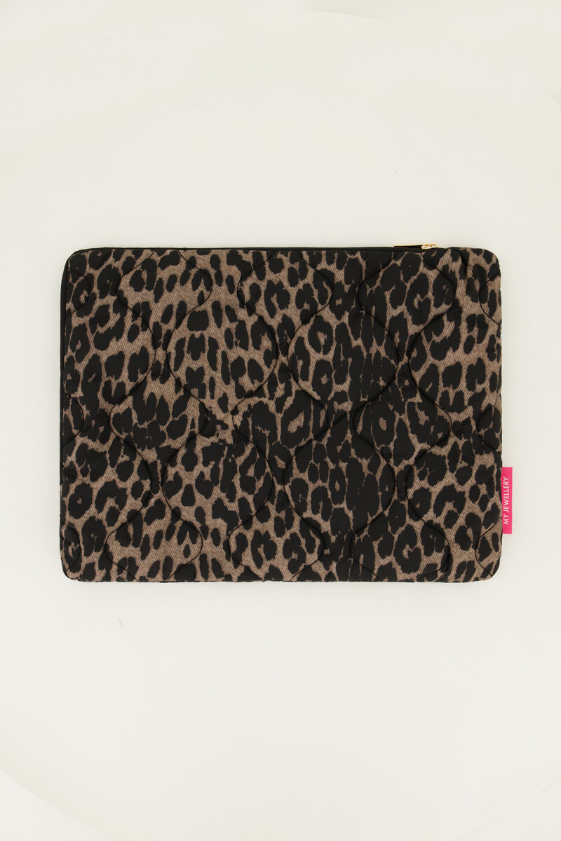 Laptop sleeve in leopard print | My Jewellery