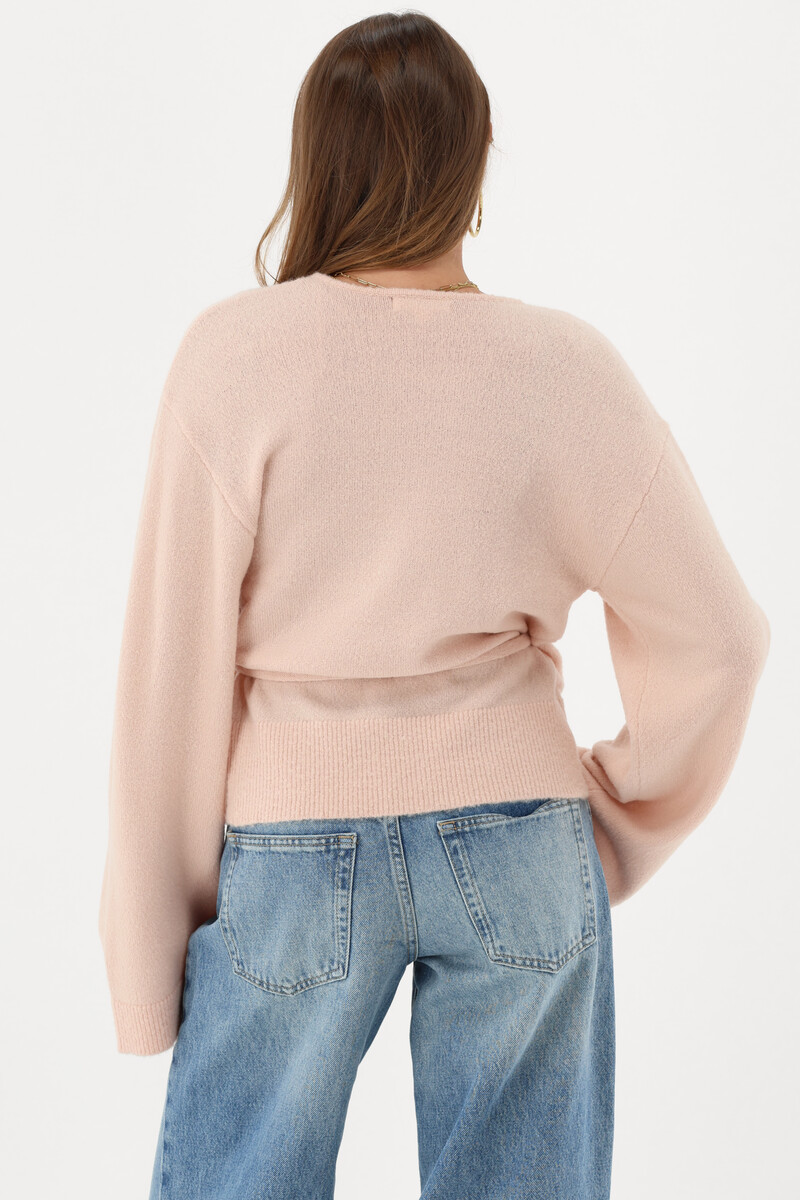 Peach wrap cardigan | My Jewellery