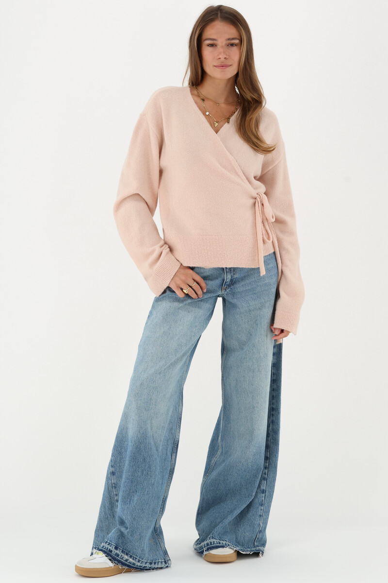 Peach wrap cardigan | My Jewellery