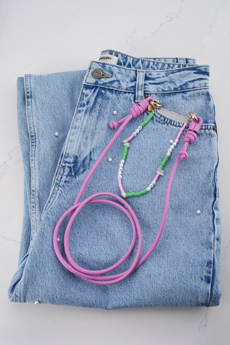 Purple phone cord | My Jewellery