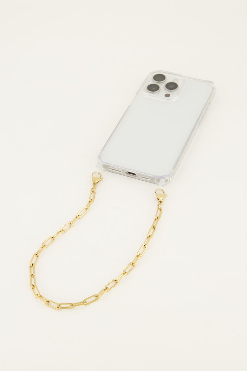 Telephone cord with gold link | My Jewellery