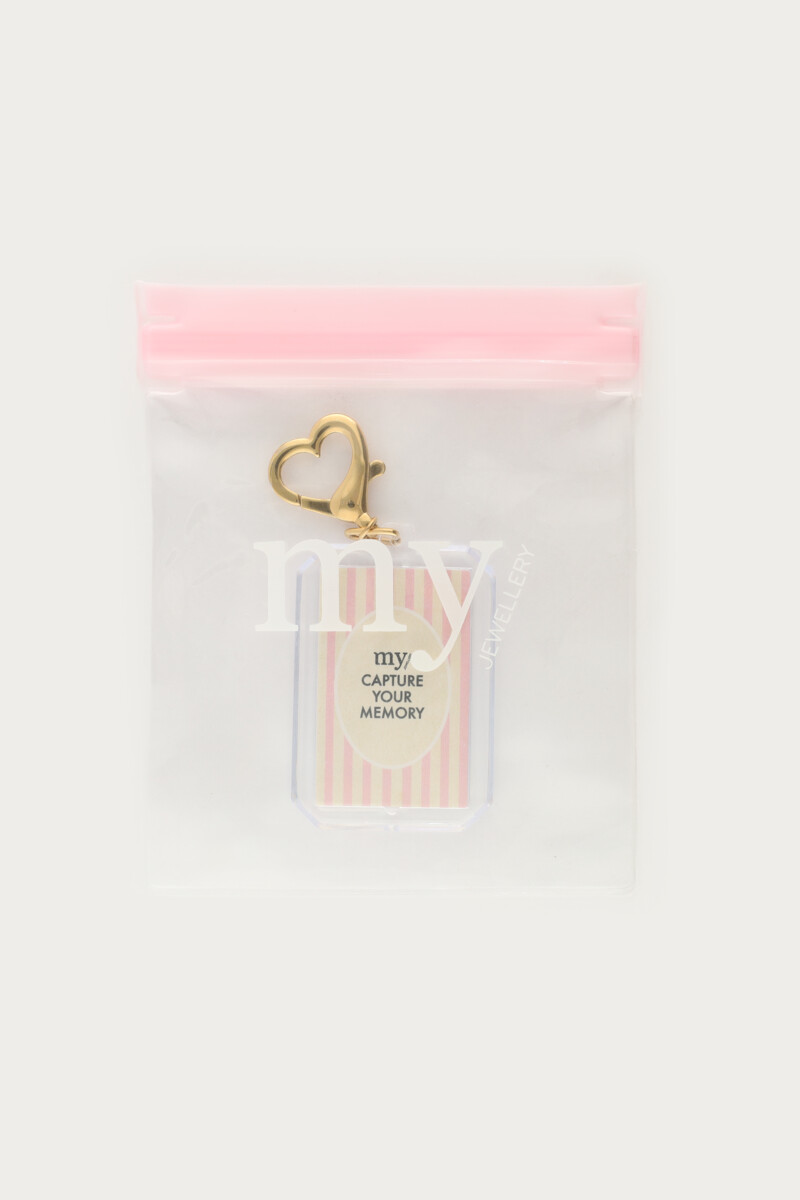 Photo keychain with heart | My Jewellery