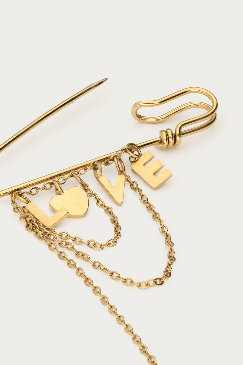 Pin brooch love | My Jewellery