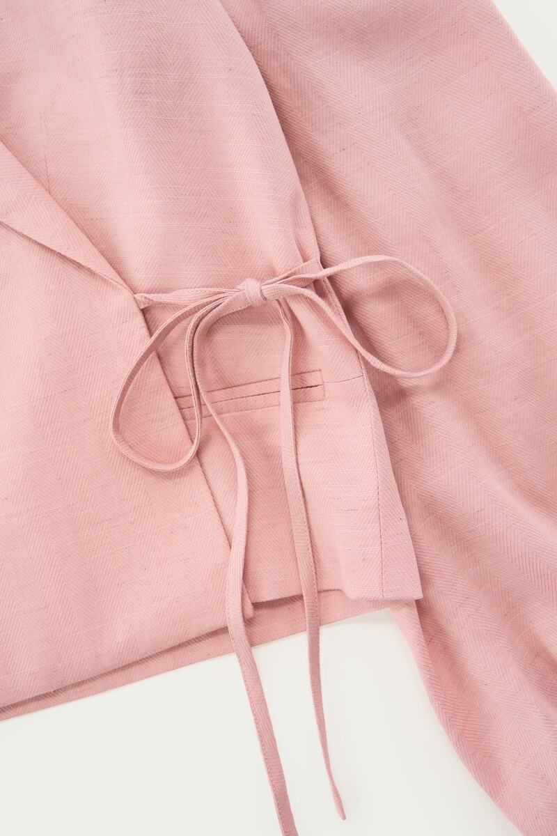 Pink jacket with puff sleeves | My Jewellery