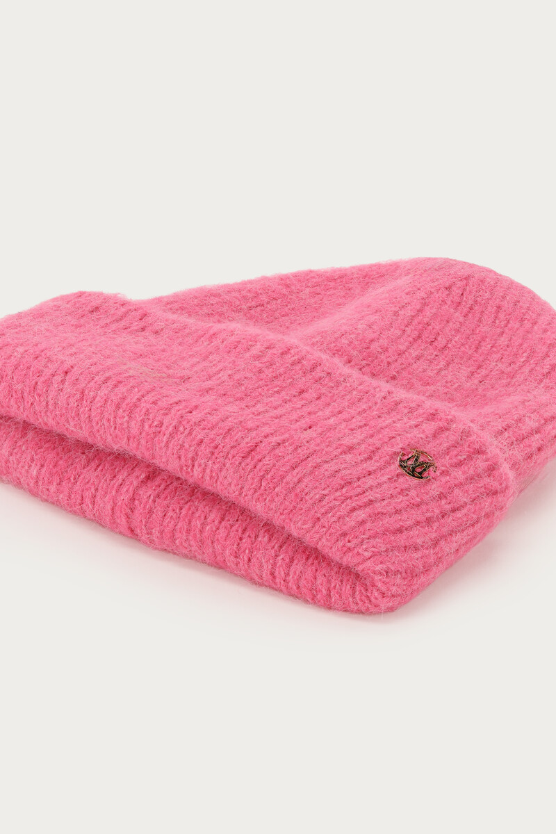 Pink knit beanie | My Jewellery