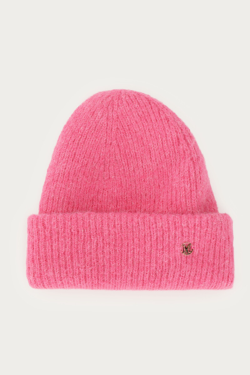 Pink knit beanie | My Jewellery