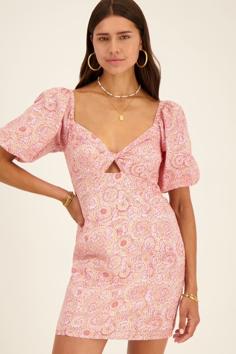 Jurk met paisley print hot sale