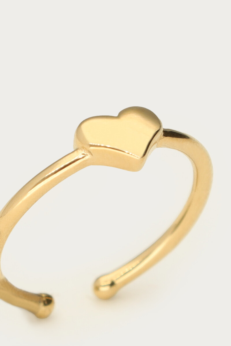 Pink ring with heart | My Jewellery