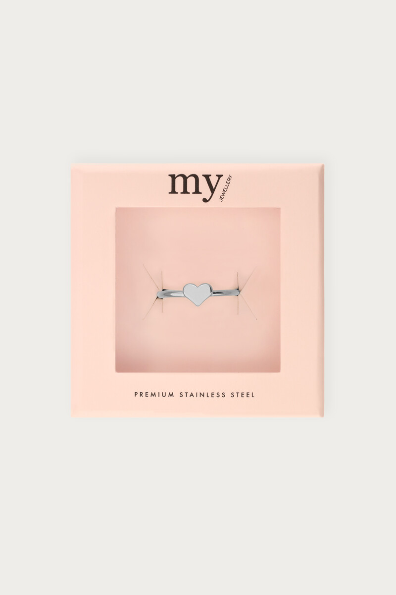 Pink ring with heart | My Jewellery