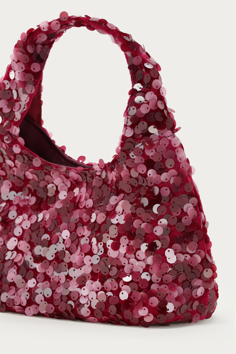 Pink sequin bag | My Jewellery