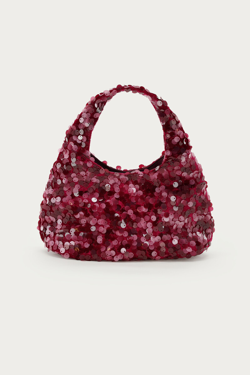 Pink sequin bag | My Jewellery