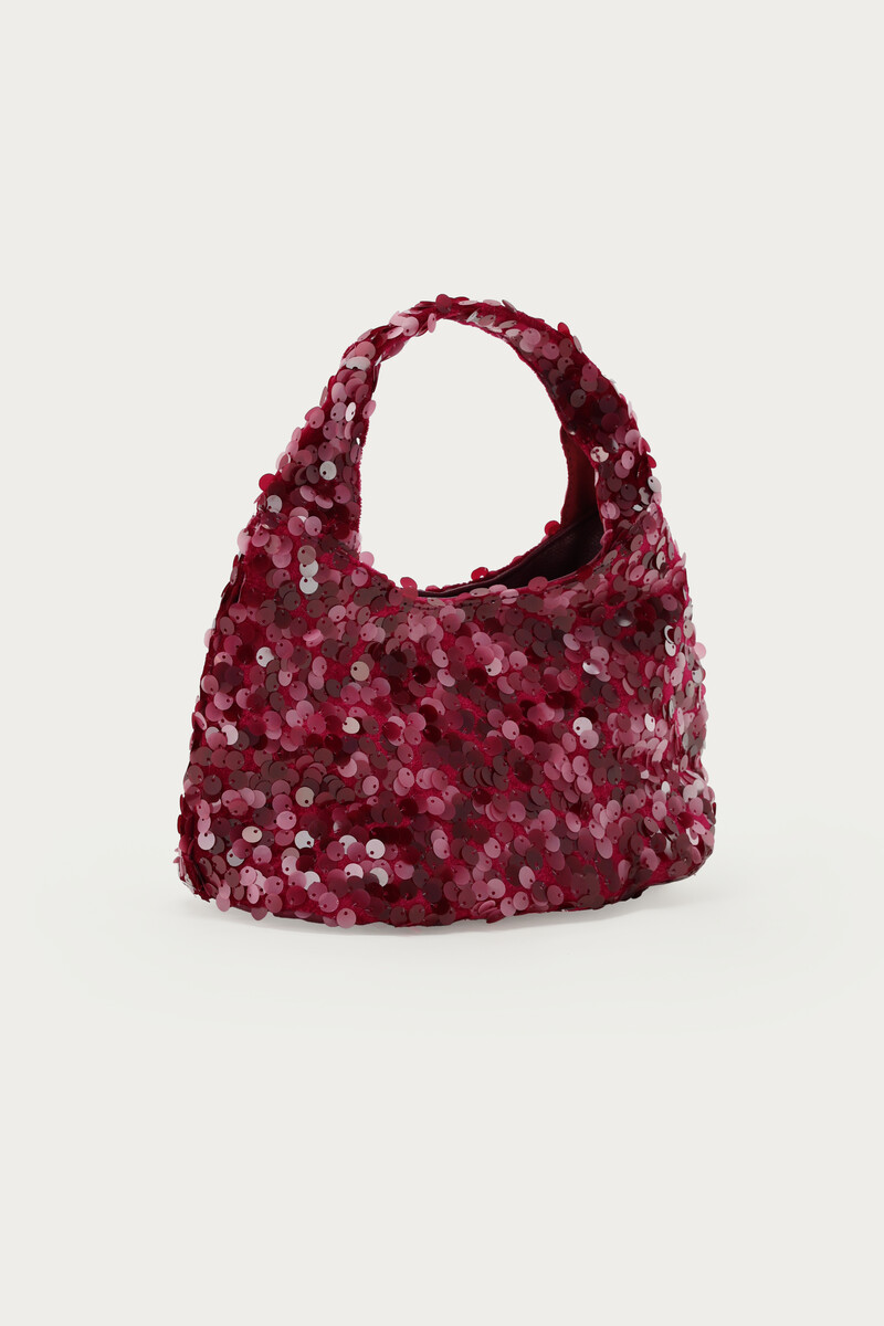Pink sequin bag | My Jewellery