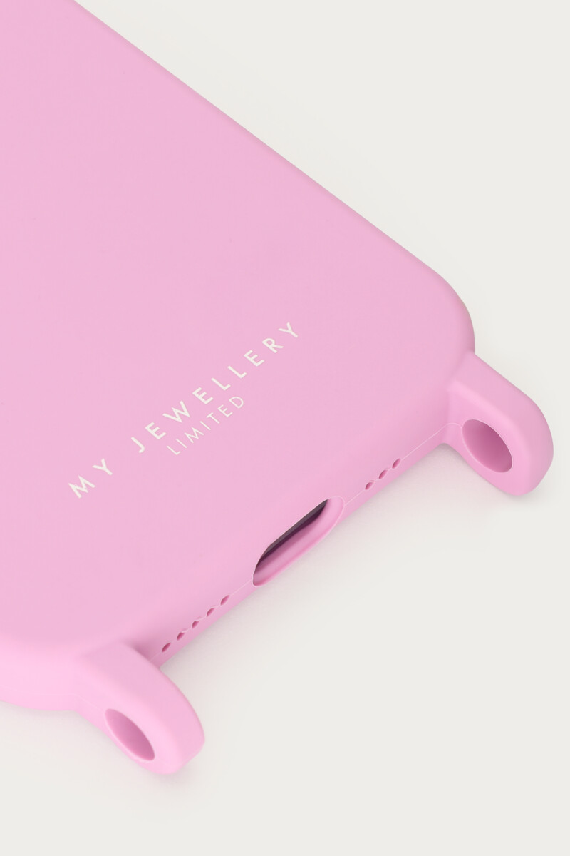 Pink phone case silicone | My Jewellery