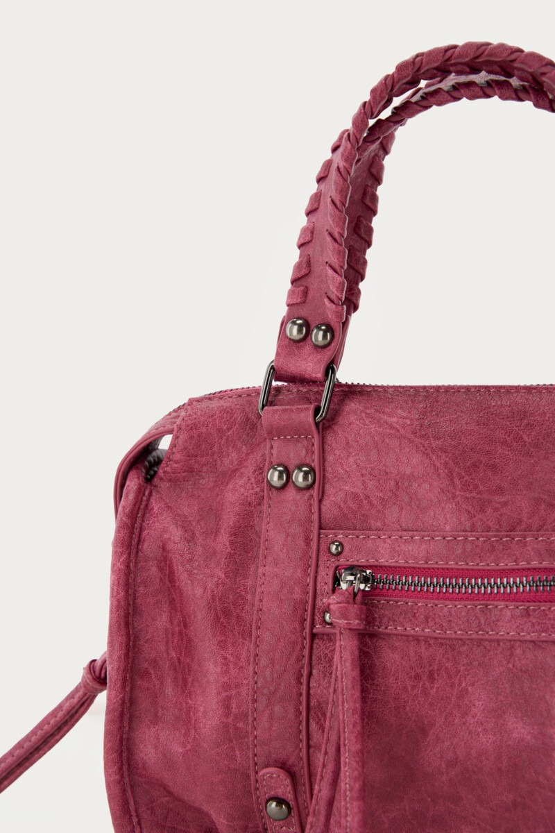 Pink small PU cargo bag | My Jewellery