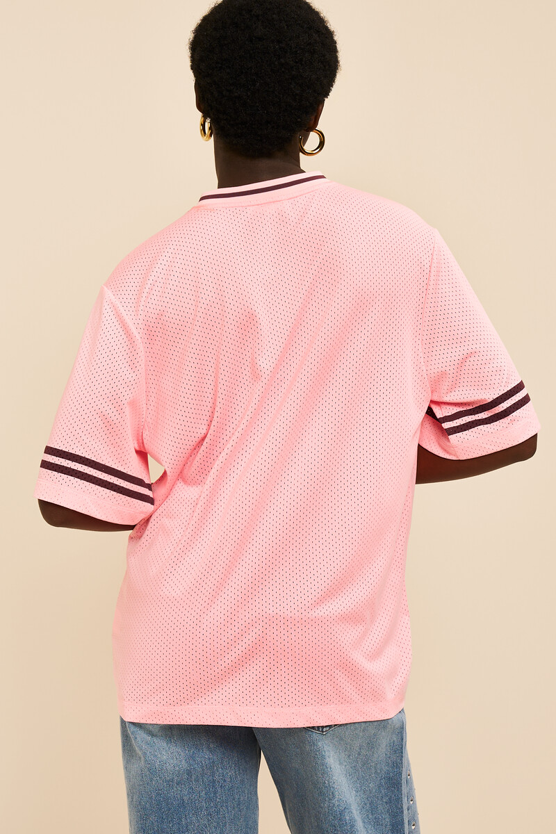 Pink sporty mesh T-shirt | My Jewellery