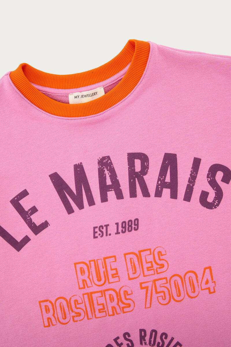 Pink sweater "Le marais" | My Jewellery