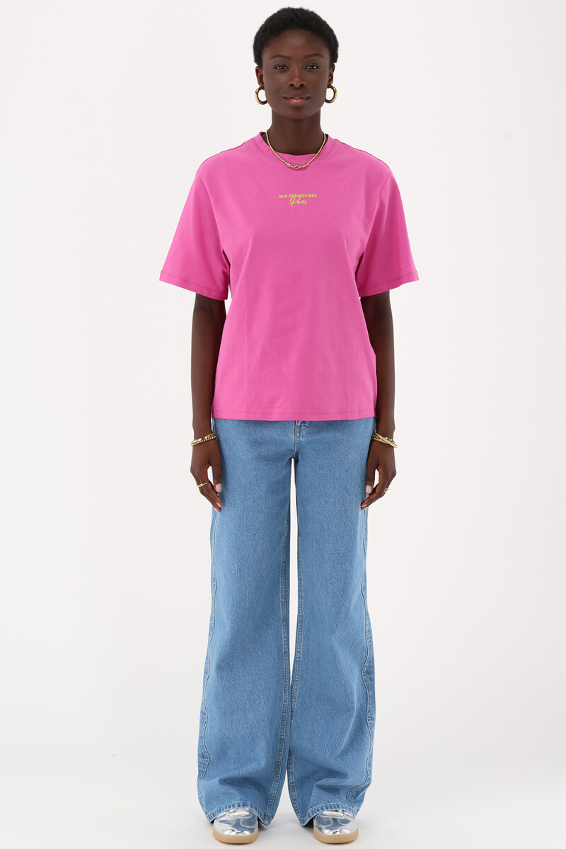 Pink T-shirt "Circle I'art" | My Jewellery