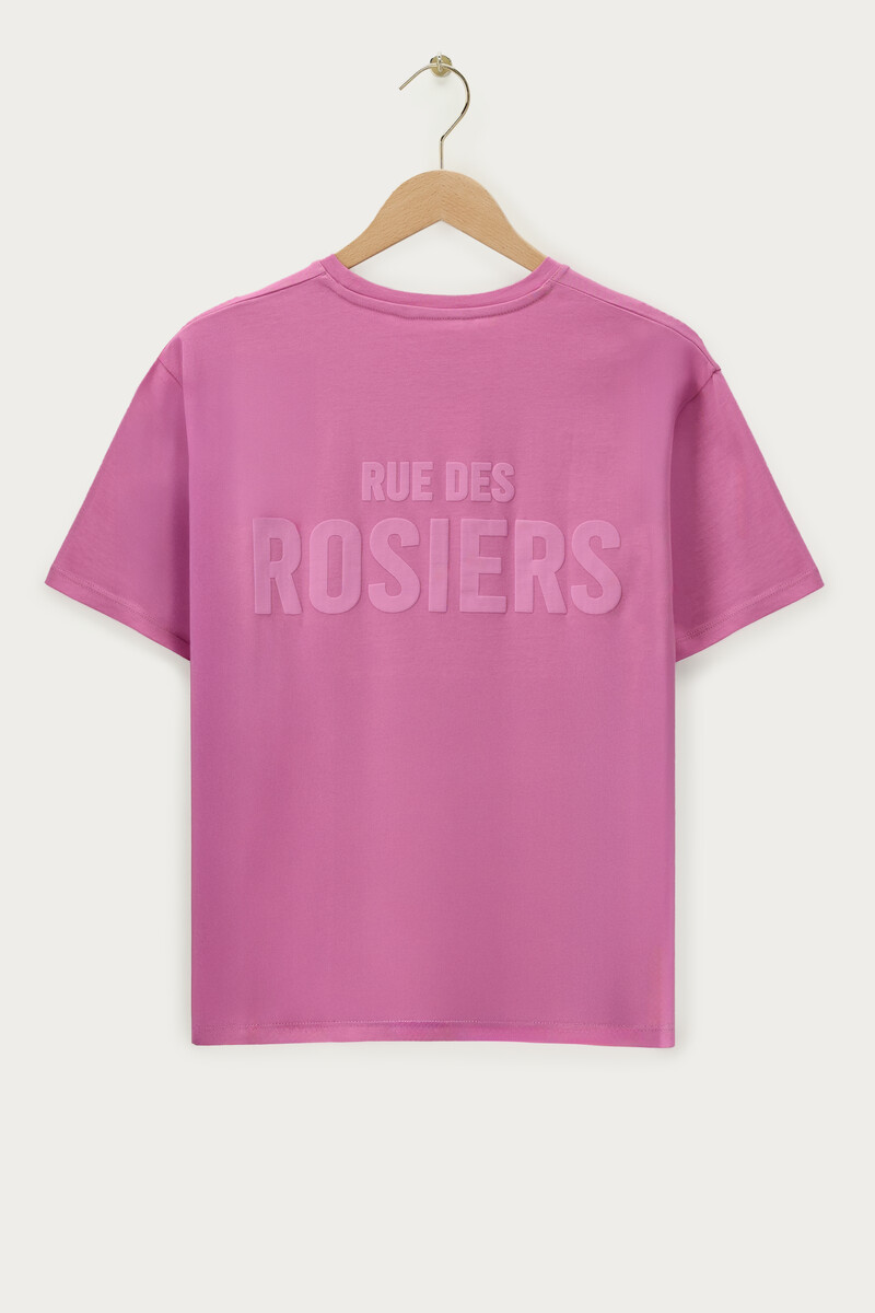 Pink T-shirt "Rue des Rosiers" | My Jewellery