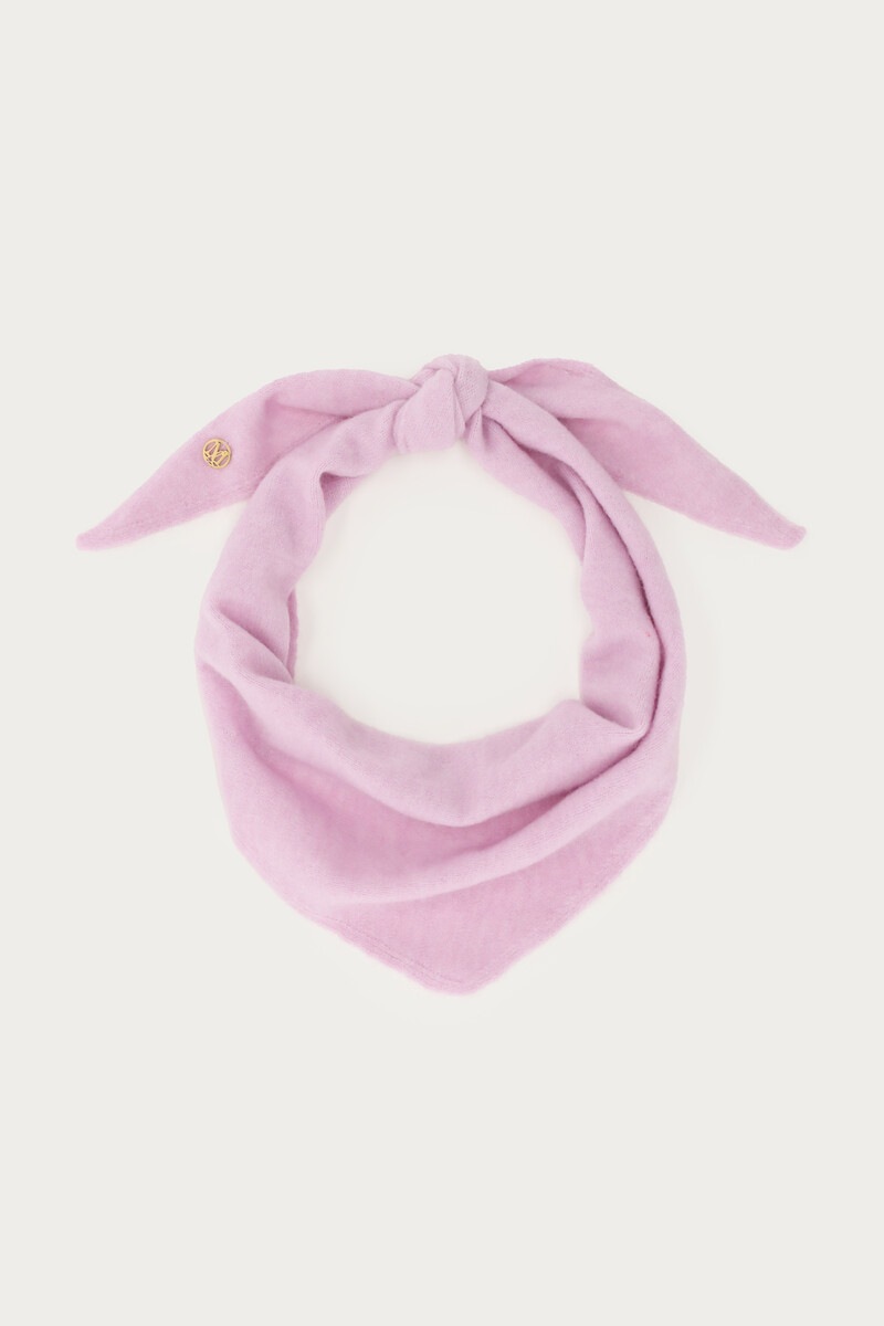 Pink triangle scarf | My Jewellery