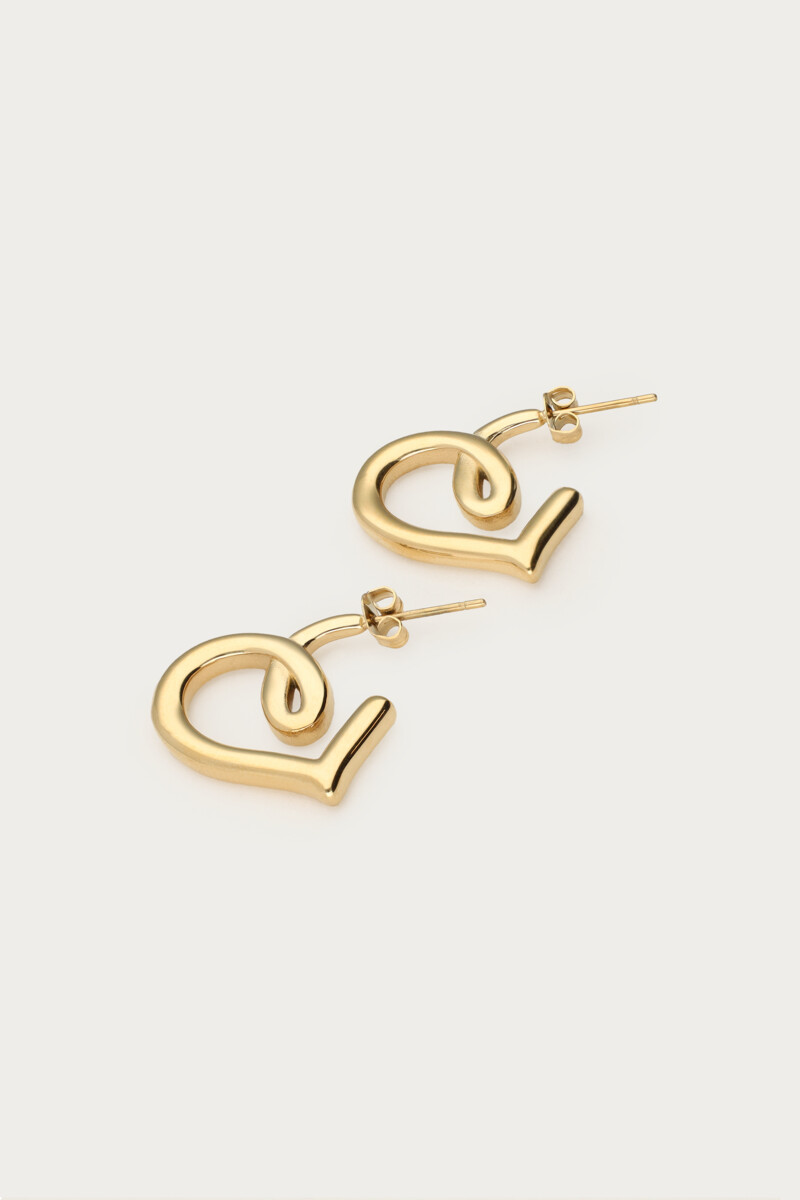 Pretzel heart earrings | My Jewellery