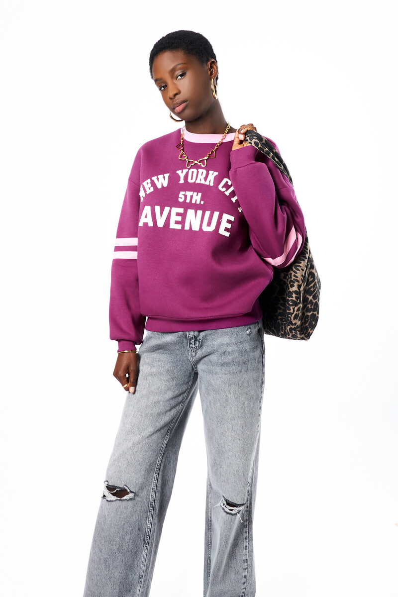 Purple sweater "5th Avenue" | My Jewellery