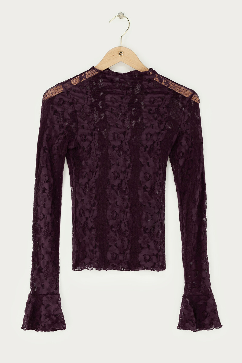 Purple lace top | My Jewellery